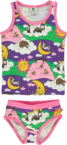 Set de couches de base fille Småfolk Underwear vêtement thermique enfant Night Landscape