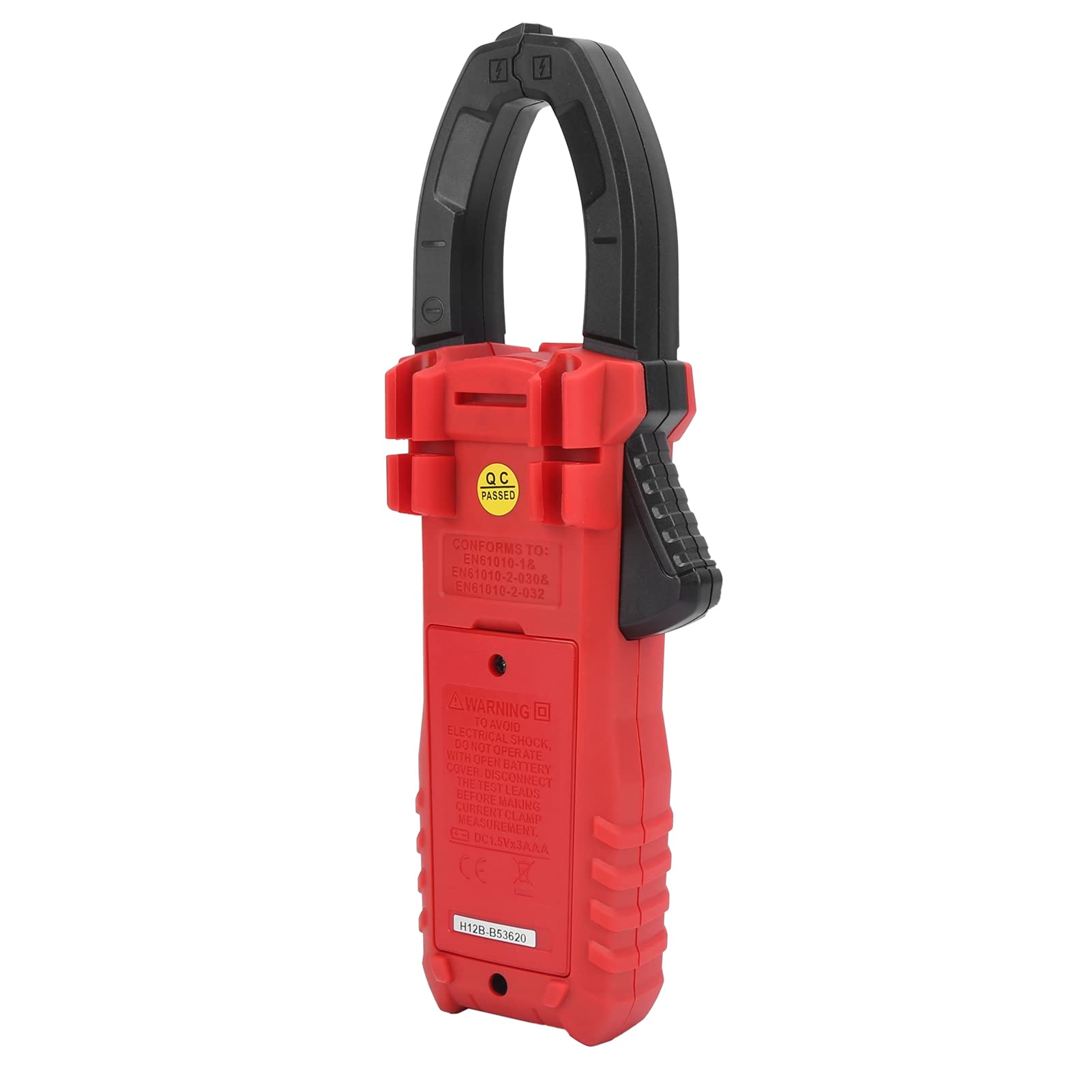 Medidor de Abrazadera Digital de Conteo HT208D 6000, 1000A AC DC Probador de Voltaje de No con NCV de Retención de Datos de Pantalla LCD, para el Hogar de Medición de Campo de