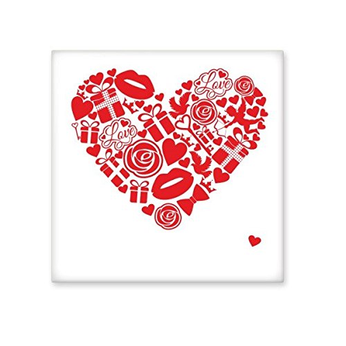 Carreau céramique Saint Valentin illustration amour et ange doux