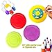 Jsonoye 7'' Kids Outdoor Game Flying Discs 12 Pack Party Favors School Teaching Early Education Sports Safe Soft for Toddler Kindergarten Children Colorful DIY Drawing Plate (6)