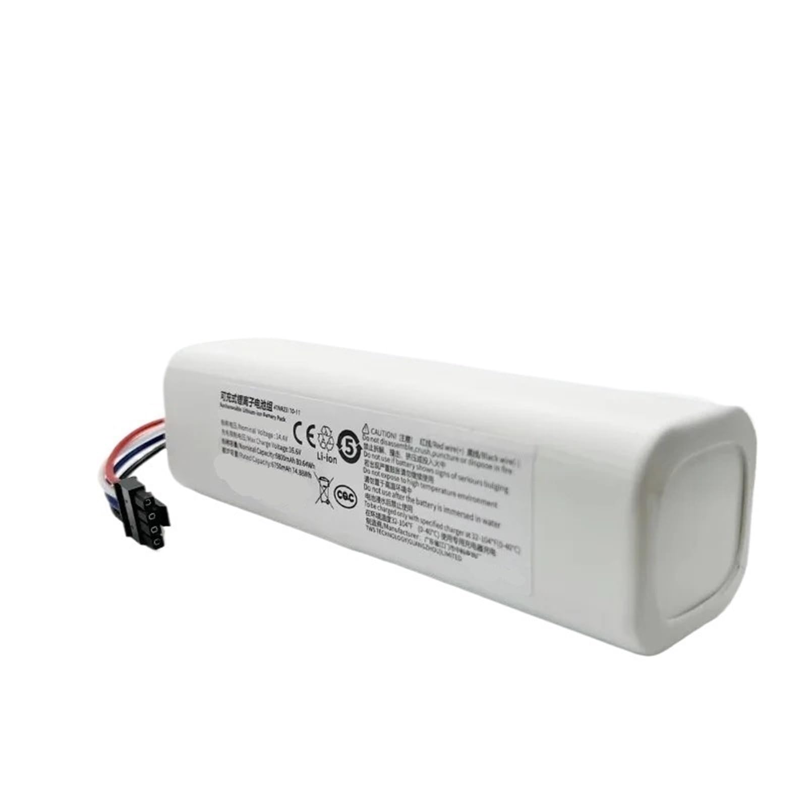 5200mAh, Compatible for Xiaomi, X10+ Plus B101CN B105CN Omni 1S Universal Sweeping Robot Battery
