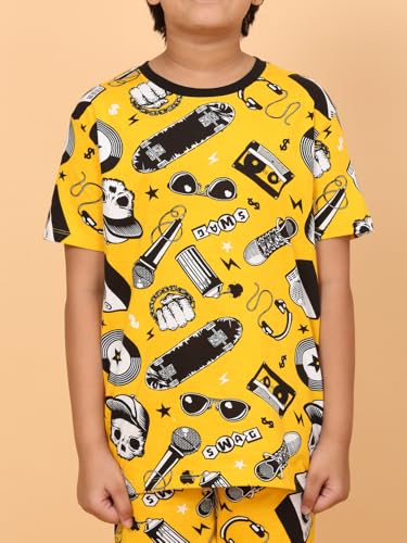 Image of Ninos Dreams Boys Cotton Coord Set /Boys Night Suit /Boys Loungewear /Boys Night Dress