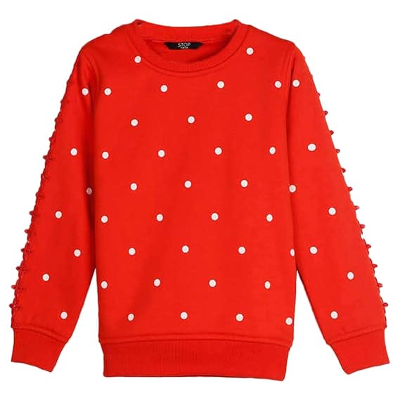 STOP by Shoppers Girls Regular Fit Round Neck Pull On Sweatshirt (A20710GSWT007-P)