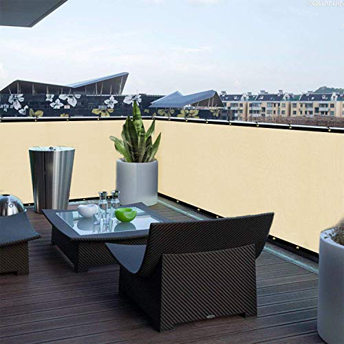 Balcony Privacy Screen Cover, 3.5ft X16.5ft Privacy