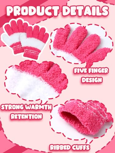 Image of Syhood 5 Pairs Kids Winter Gloves