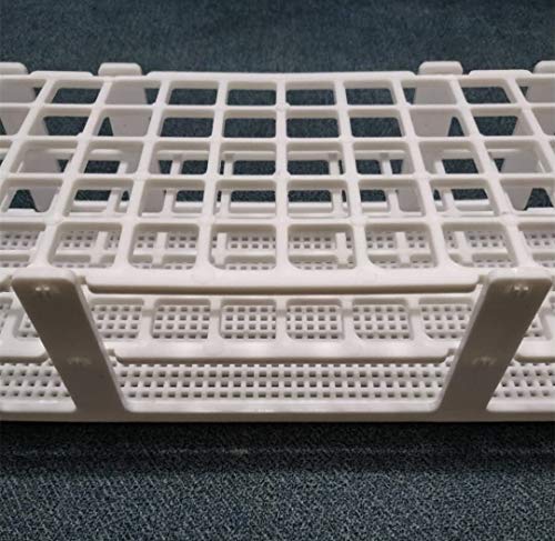 3 pack plastic test tube rack 60 holes lab rack holder for 16mm tubes white detachable