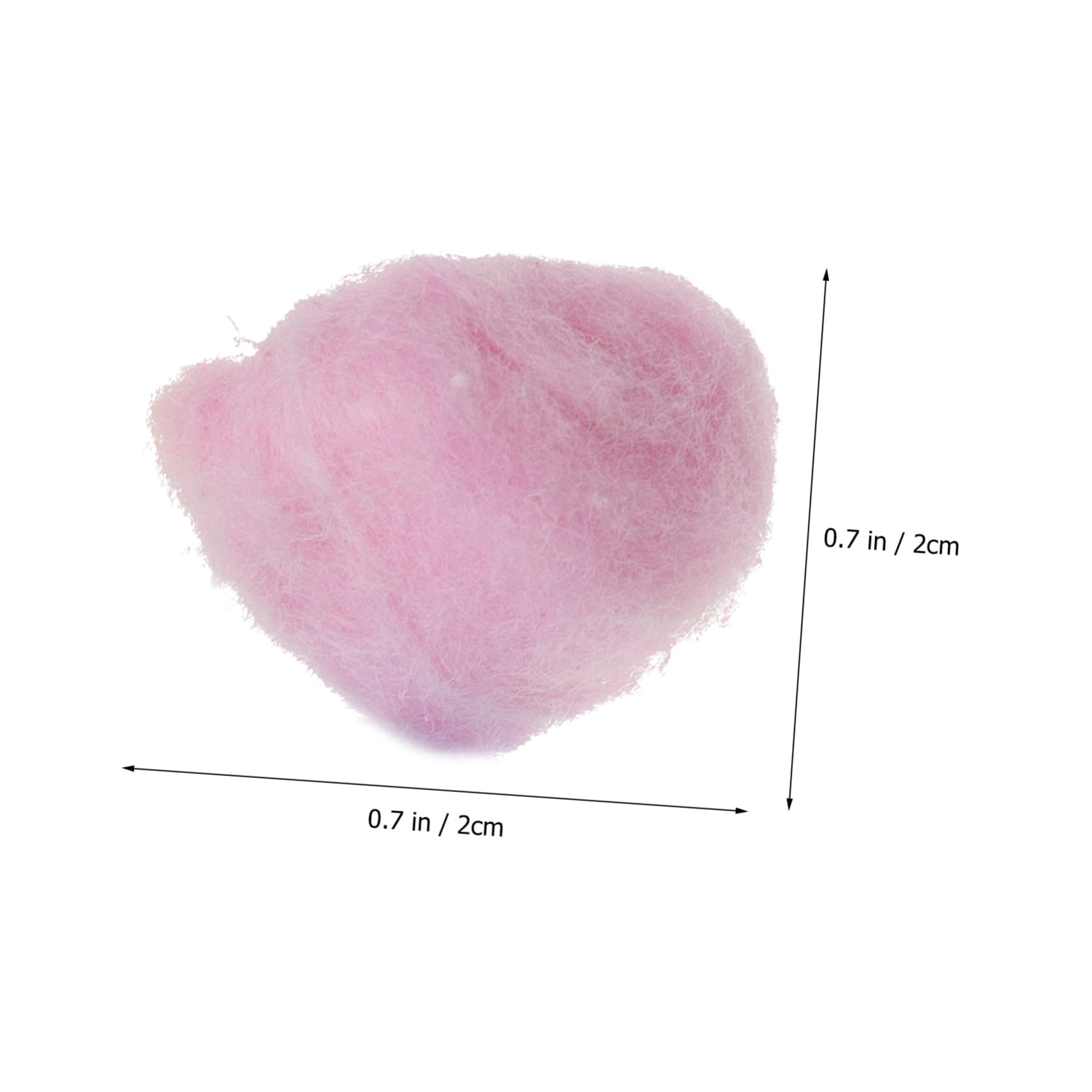 500g Bunte Baumwolle Wattebällchen für Babys und Neugeborene Saugfähig Leicht für Make Up Entfernung und Sanfte Gesichtsreinigung