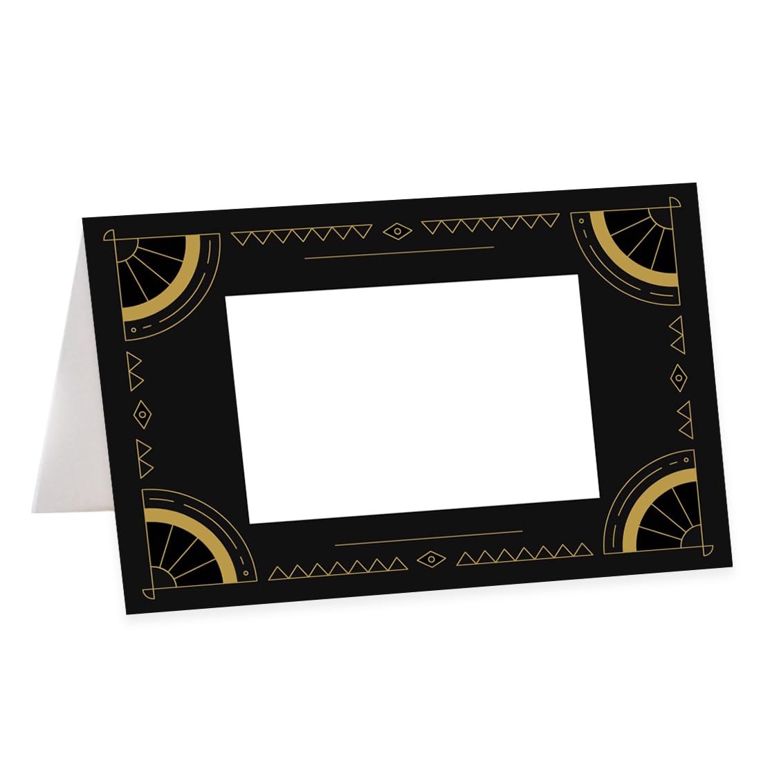 Andaz Press Halloween Name Place Cards for Table Setting, Celestial Tarot Blank Food Labels for Party Buffet Cards, Dessert Table Display, Scored Mini Signs Food Display, 24 Pack 2 x 3.5