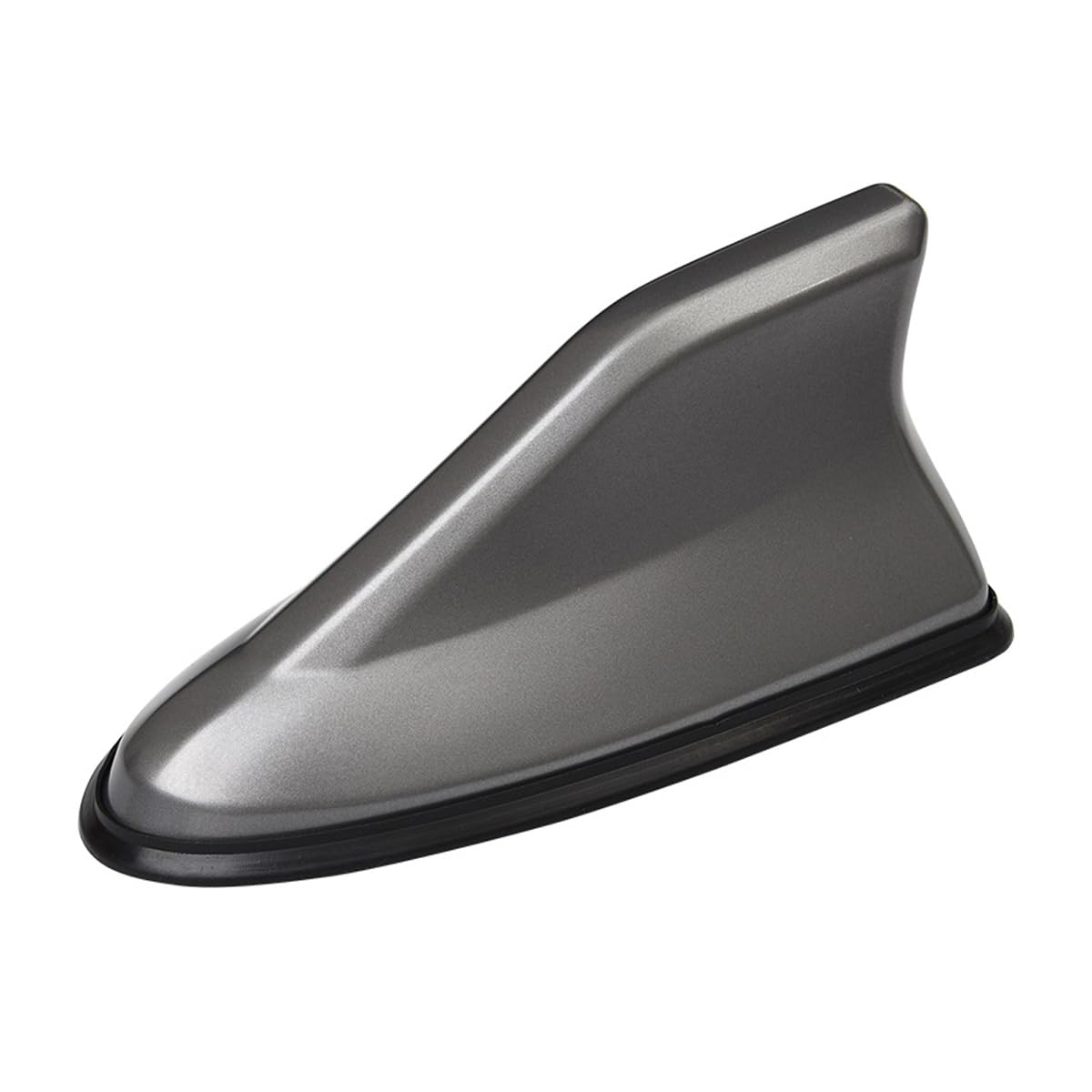 CGEAMDY Décoration D'antenne de Toit D'aileron, Requins Voiture Couverture D'antenne D'aileron de Requin Antennes de Toit Automobile, pour La Plupart des Voitures, Améliorer Le Signal(Gris)
