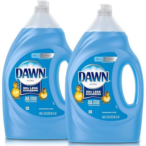 Dawn Dish Soap Ultra Dishwashing Liquid, Dish Soap Refill, Dish Detergent Liquid, Original Scent, 56 Fl Oz (Pack of 2)