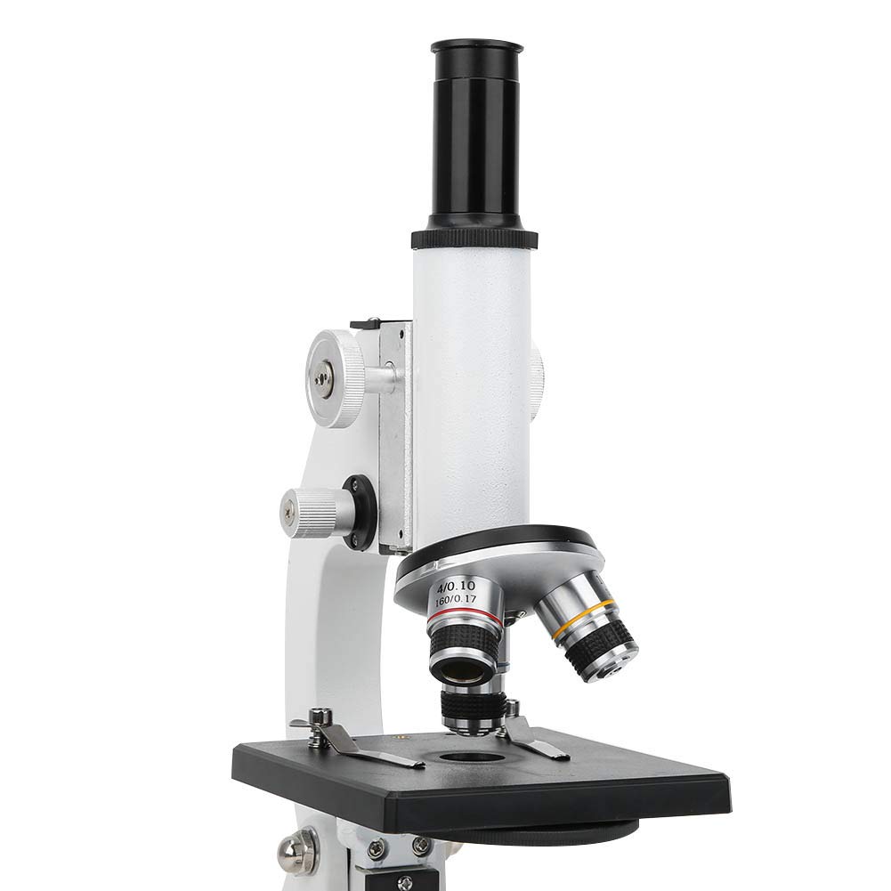 ViaGasaFamido Microscopio Microscopio Monoculare Meccanico in Ferro e ABS