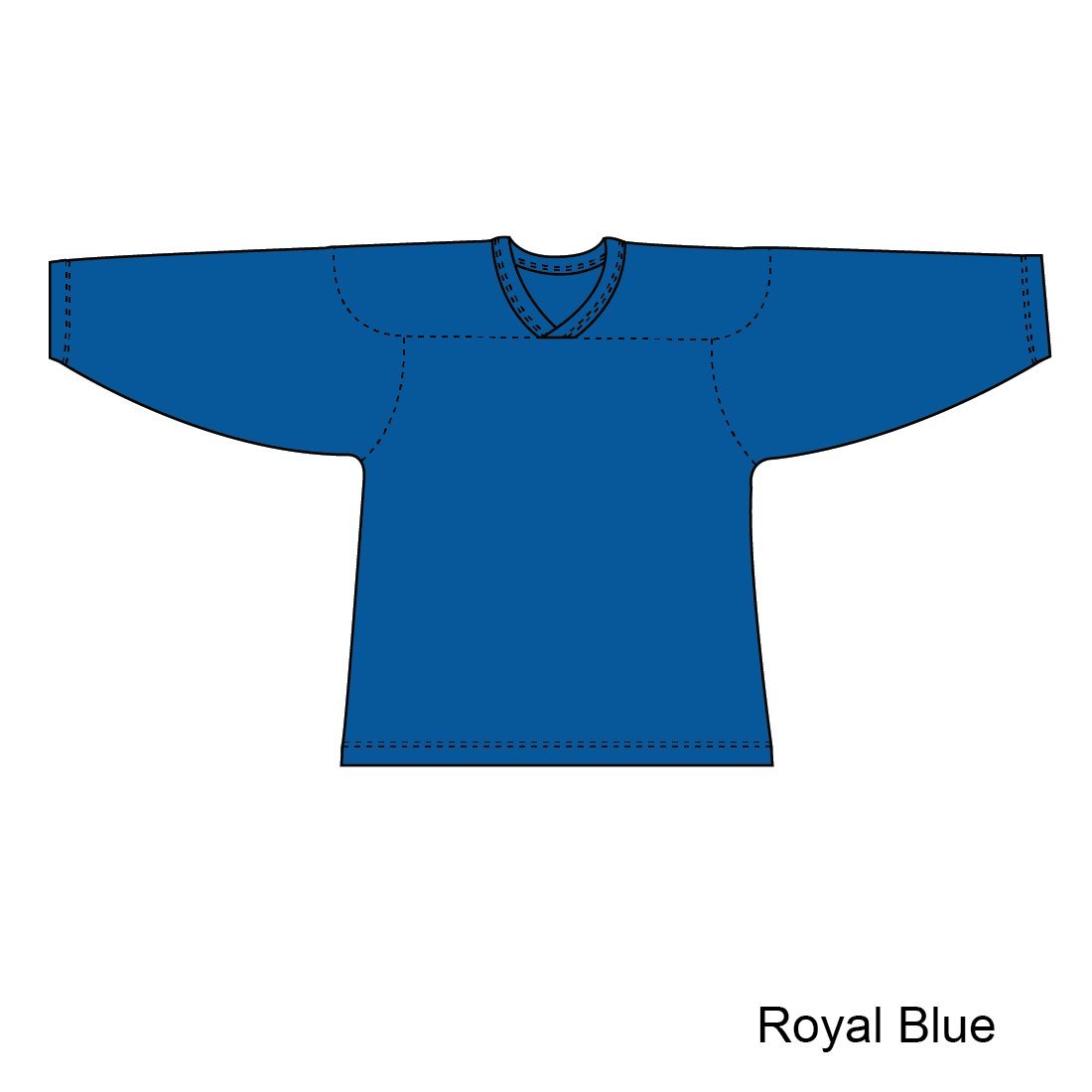 Holloway Adult Faceoff Hockey Jersey Mens-White/Royal Small