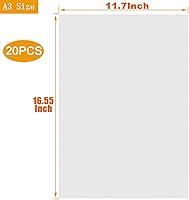 Vista 2 de Paquete de 20 tableros de espuma blanca para proyectos de 12 x 16.5 pulgadas, tablero de núcleo de espuma de poliestireno de 1/5 pulgadas de grosor