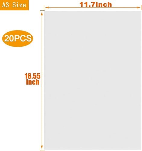 Miniatura 2 de Paquete de 20 tableros de espuma blanca para proyectos de 12 x 16.5 pulgadas, tablero de núcleo de espuma de poliestireno de 15 pulgadas de grosor,