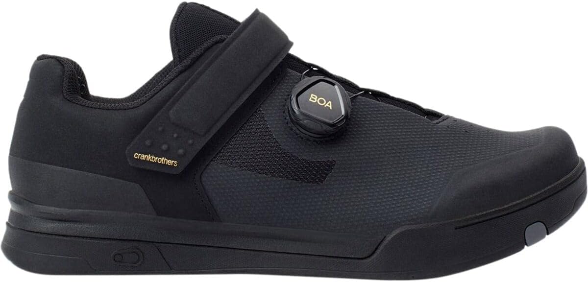 CrankbrothersCrank Brothers Mallet Boa Mountain Bike Shoes BLACK-GOLD 14