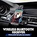CyperFair Car USB Bluetooth Receiver, LED Display 5.3 Chip Wireless Audio Adapter with USB Interface and 0.13