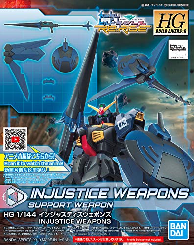 Bandai Hobby HGBD 1/144#10 Injustice Weapons Gundam Build miniatura 3