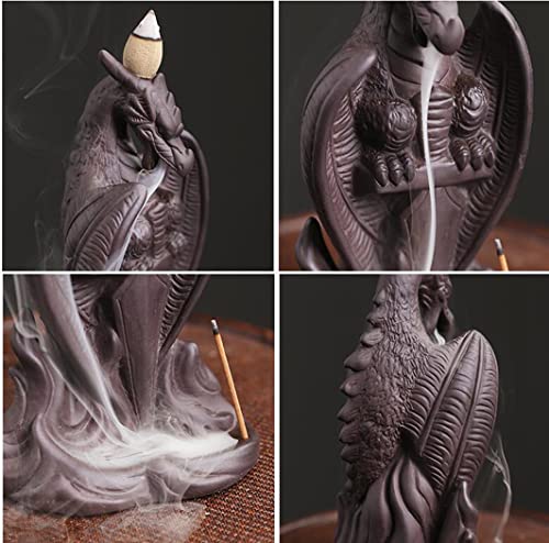 Porte-encens cascade dragon idée cadeau originale pour décoration maison zen - 3