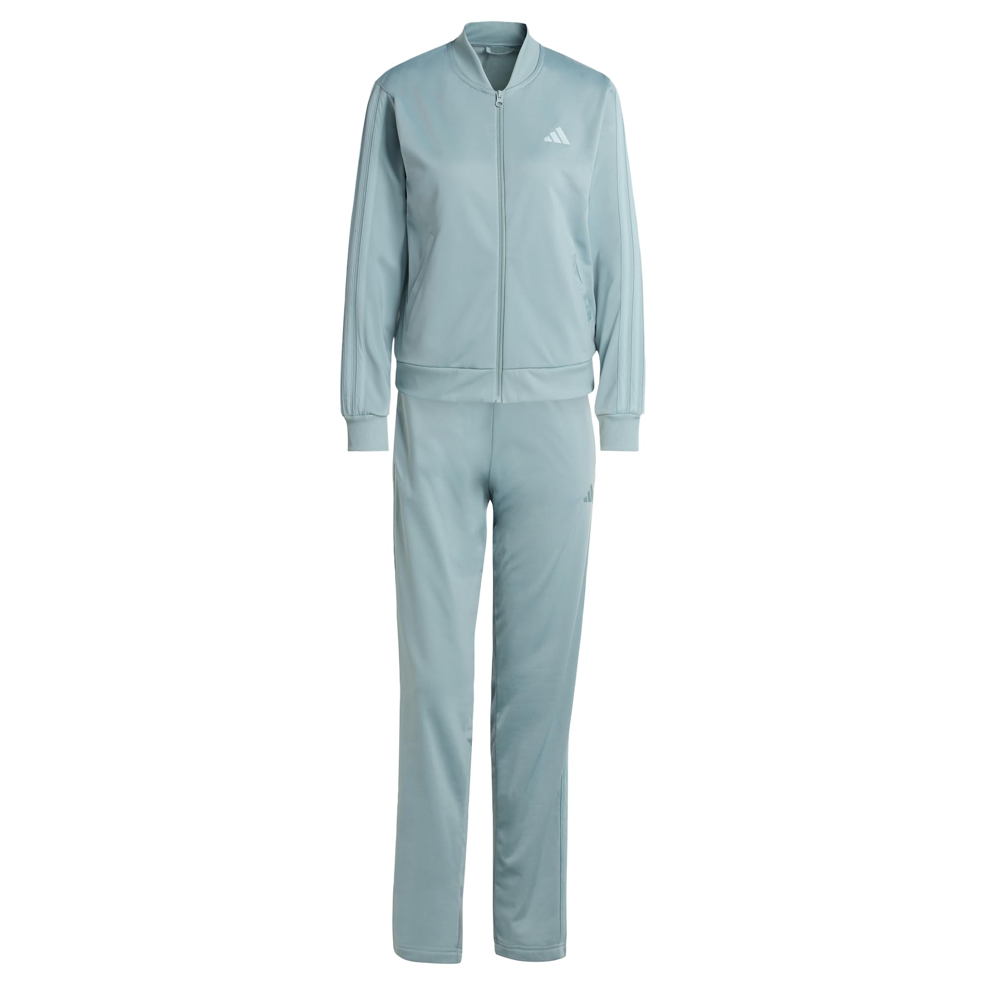 adidas Women's ESSENTIALS 3-STRIPES TRACKSUIT, Wonder Sage, XXS