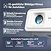 Xgody A1 Smart Beamer Heimkino Projector, Unterstützt 4K 1080P Projektor mit WiFi 6 und Bluetooth 5.4, Autofokus & Auto Trapezkorrektur, 180°Drehung Kompatibel mit HDMI/Laptop/Android/iPhone