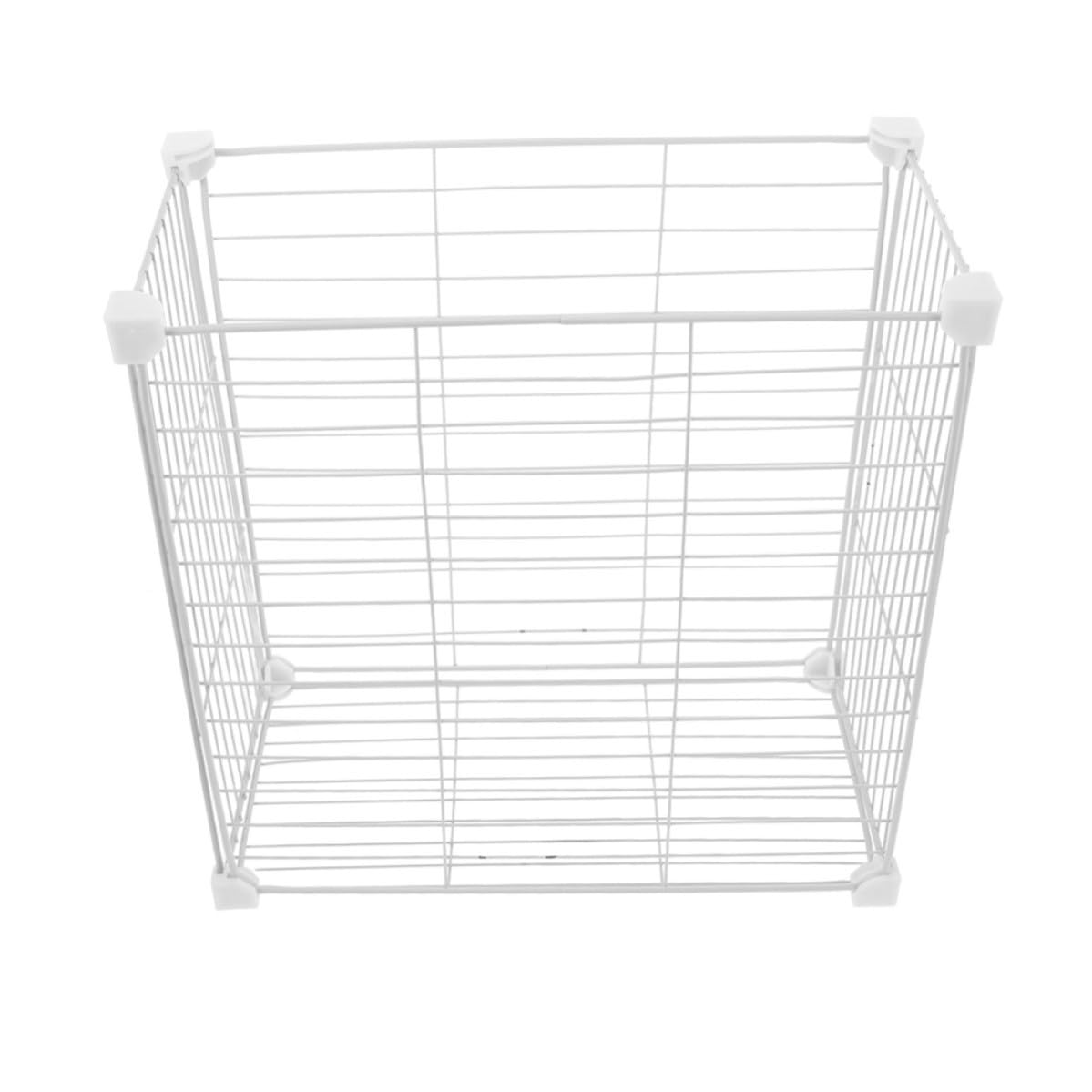 Organizer per Frigorifero in Ferro Bianco Divisori Resistenti All'umidità, Facile da Installare, per Snack e Alimenti in Dispensa o Congelatore