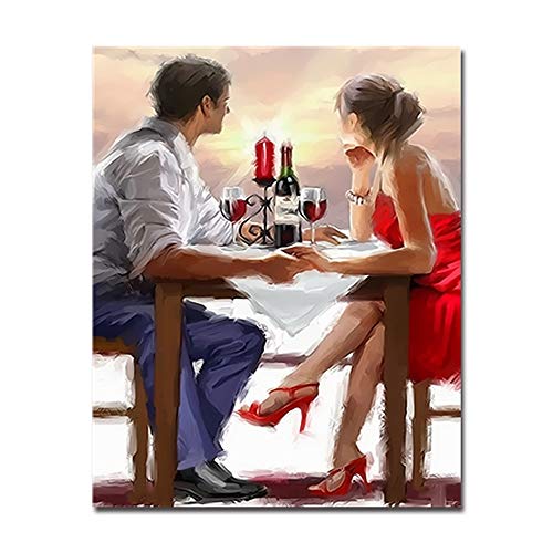Cadeau affiche impression couple romantique décoration de la maison - 2