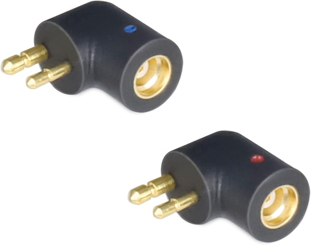 okcsc MMCX Cable Connector Work for MMCX Cable Connected to Etymotic ER4P ER4B ER4S ER4PT ER6I Earphone Compatible for Etymotic Series Earphone in Curved Shape Black