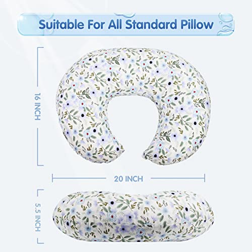 Witeasy Nursing Pillow And Positioner, Bottle Breast Feeding Pillows With Removable Cotton Blend Cover (Flower-2) #TOP1