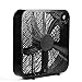 Sohler 3-Speed Box Fan For Full-Force Circulation, Upgrade Floor Fan, Black