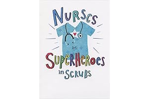 Sellers Publishing RSVP Nurses are Superheroes in Scrubs Nurse's Day Card.