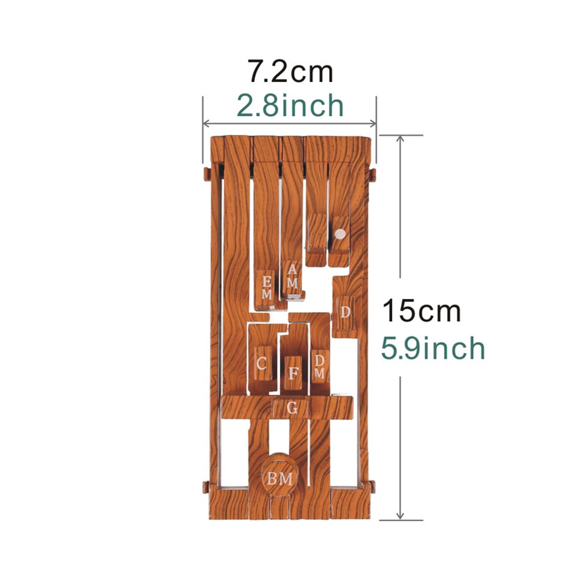 Nicear Guitar Aid Assisted Tool Guitar Chord Trainer Learning Tool Easy To Apply Teaching Practice Aid With Chart For Acoustic Guitars - Image 2