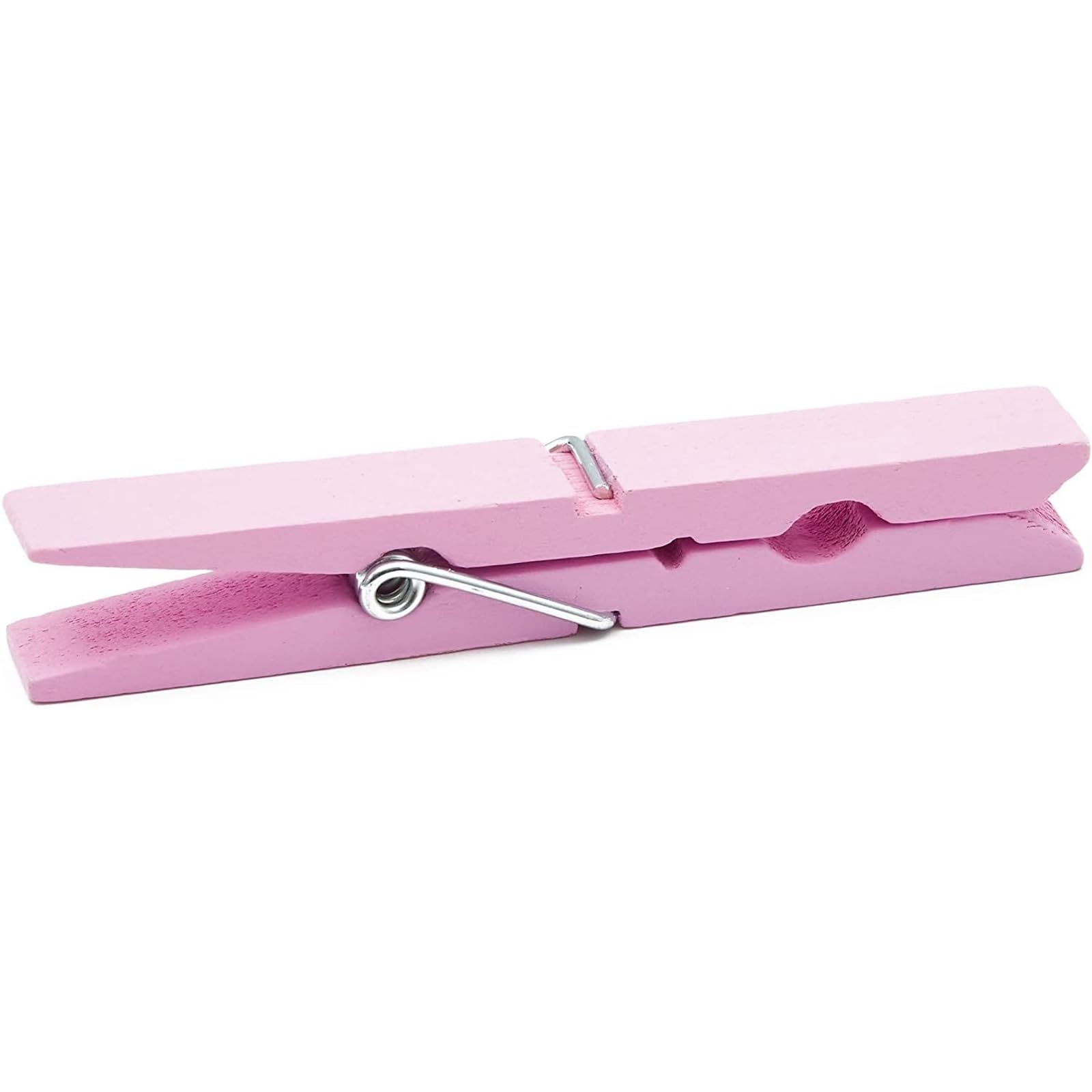 Juvale Mollette in legno per decorazione scolastica, confezione da 100, rosa, moderne, clip per bucato, clip per foto e mollette per bucato artigianali