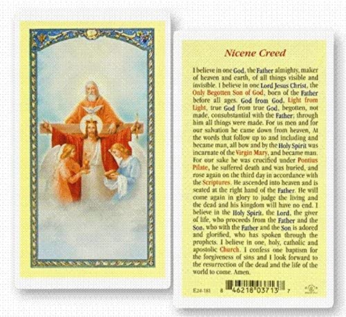 StealStreet Nicene Creed Clear Holy Cards