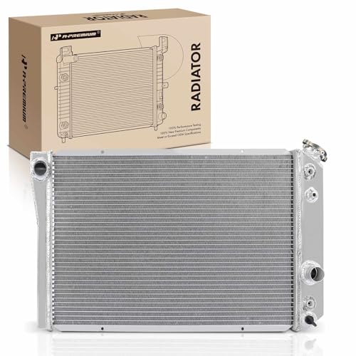 A-Premium Engine Coolant Radiator Assembly with Transmission Oil Cooler Compatible with Chevrolet Corvette 1984-1990 5.7L, Replace# 3052025, 3053501