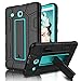 Galaxy Tab E 9.6 Case, Elegant Choise Case with Kickstand Three Layer Heavy Duty Shockproof Defender Rugged Protective Case Cover for Samsung Galaxy Tab E 9.6 inch/SM-T560/T561/T567 (Blue/Black)
