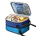 Arctic Zone Box-Navy Expandable Lunch Ultra Plus 4 Containers with lids and 2 Ice Packs, 10