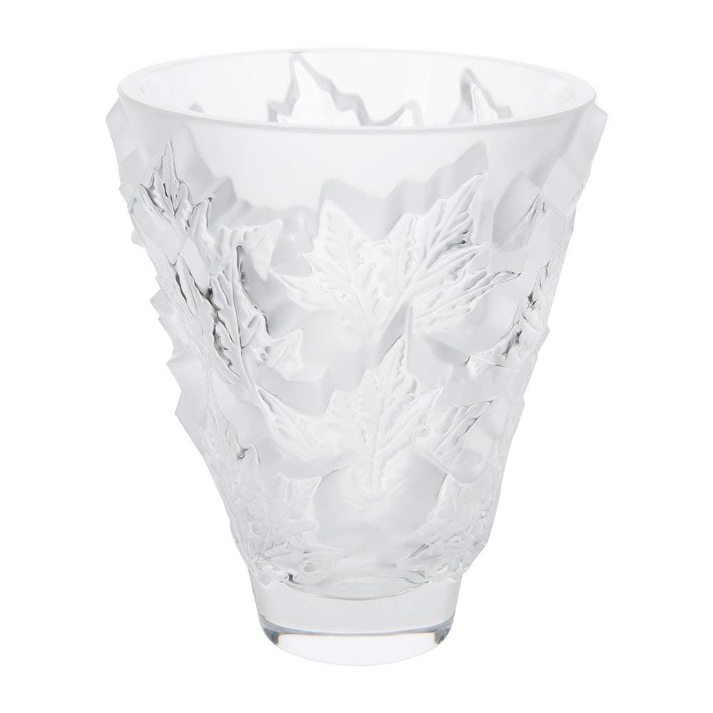 Amazon.com: Lalique Crystal Champs-Elysees Clear Vase Small : Home
