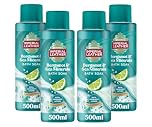 Imperial Leather Muscle Recovery Bath Soak, Bergamot & Sea Salt, Refreshing & Restoring Bubble Bath, Gentle Skin Care, Bulk Buy, Pack of 4 x 500ml