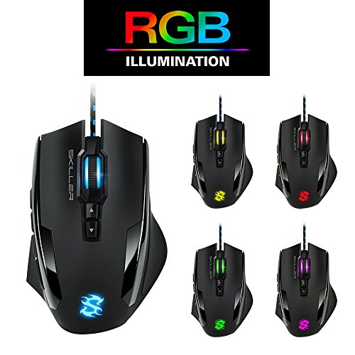 Optical Gaming Mouse, 10,800 Dpi, Softwa - Mouse gaming - Immagine 7