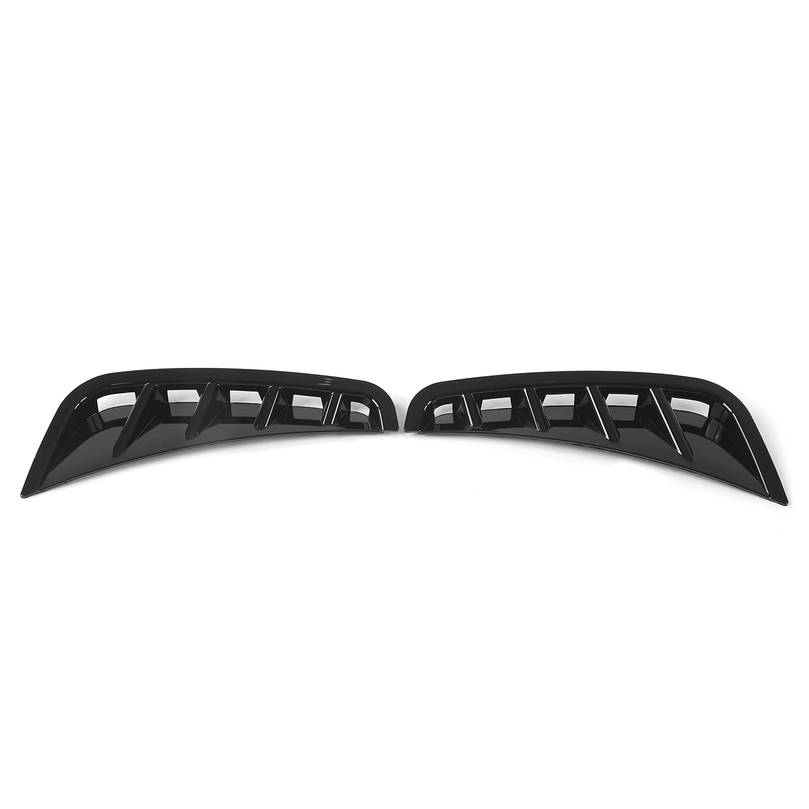 Canards De Pare-chocs Avant Pour Mercedes Classe C W205 2019 - Design Sportif En ABS Noir, Installation Par Collage Direct - 2