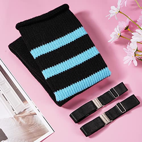 Image of LOUSGUTA Plus Size Thigh High Socks for Thick Thighs- Extra Long Womens Cable Knitted Over Knee High Leg Warmer
