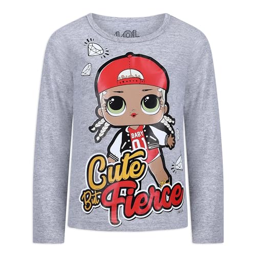 L.O.L. Surprise! Girls Long Sleeve Shirt 3 Pack for Little and Big Girls4
