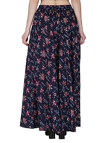 Image of Sttoffa Cotton Printed Women Wear Maxi Long Skirt 40 inch inch Full Length