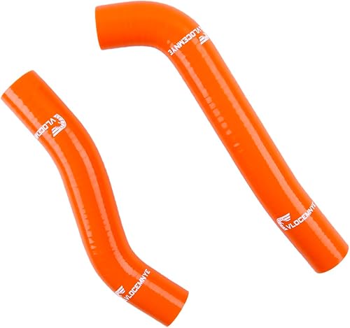 Kit de manguera de radiador de refrigerante de silicona de 3 capas para KTM 690 SMC DUKE y ENDURO R 2008-2013 (naranja)