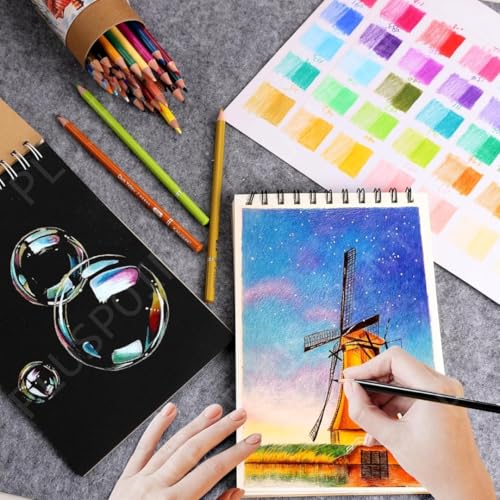 Image of PLUSPOINT Astronaut color pencil set for kids 24 colors Shades Soft Wax Pencils 3 MM Colouring Pencil, Artist Sketching Colour Pencils Drawing Color for Art & Craft Work