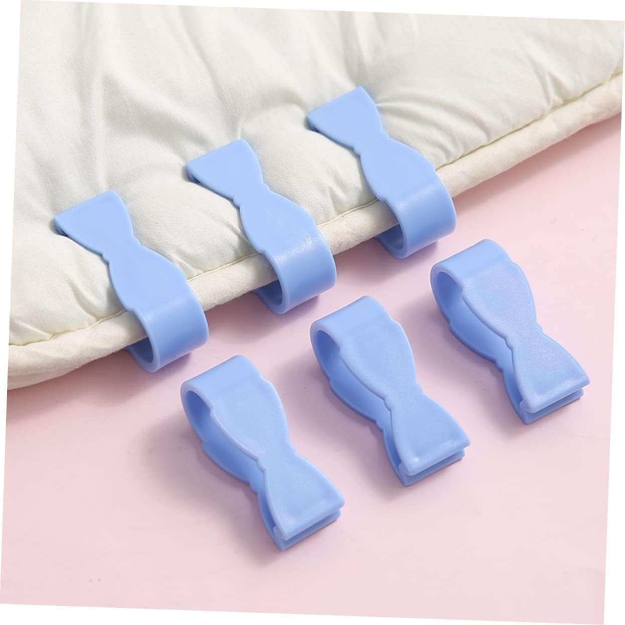 IMIKEYA 6sets Comforter Duvet Clips Quilt Fastener Sheet Clip Holder Secure Bedding
