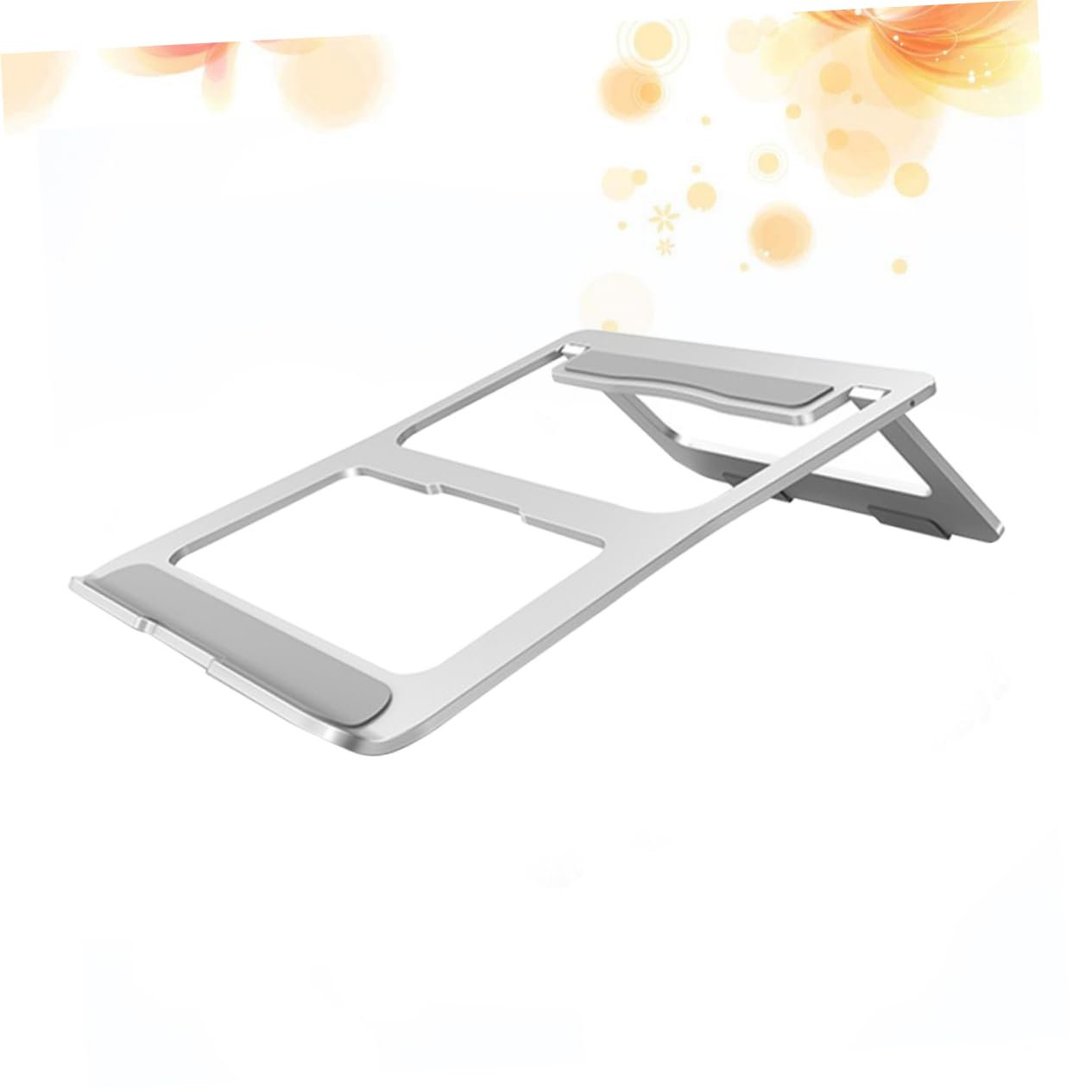 Hemobllo Supporto Pieghevole in Lega Di Alluminio Per Laptop Supporto Ventilato Portatile Staffa Di Raffreddamento Antiscivolo Per Notebook Per Casa Ufficio
