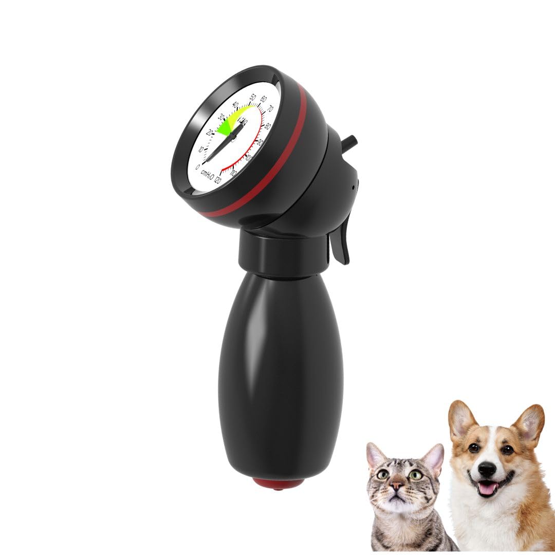 Manómetro veterinario de presión para tubo endotraqueal y dispositivos de vía aérea supraglótica