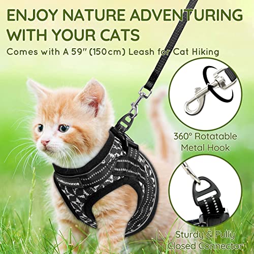 CatRomance Cat Harness and Leash, Escape Proof Kitten Harness and Leash Set for Walking, Adjustable Cat Vest Harness for… - Image 7