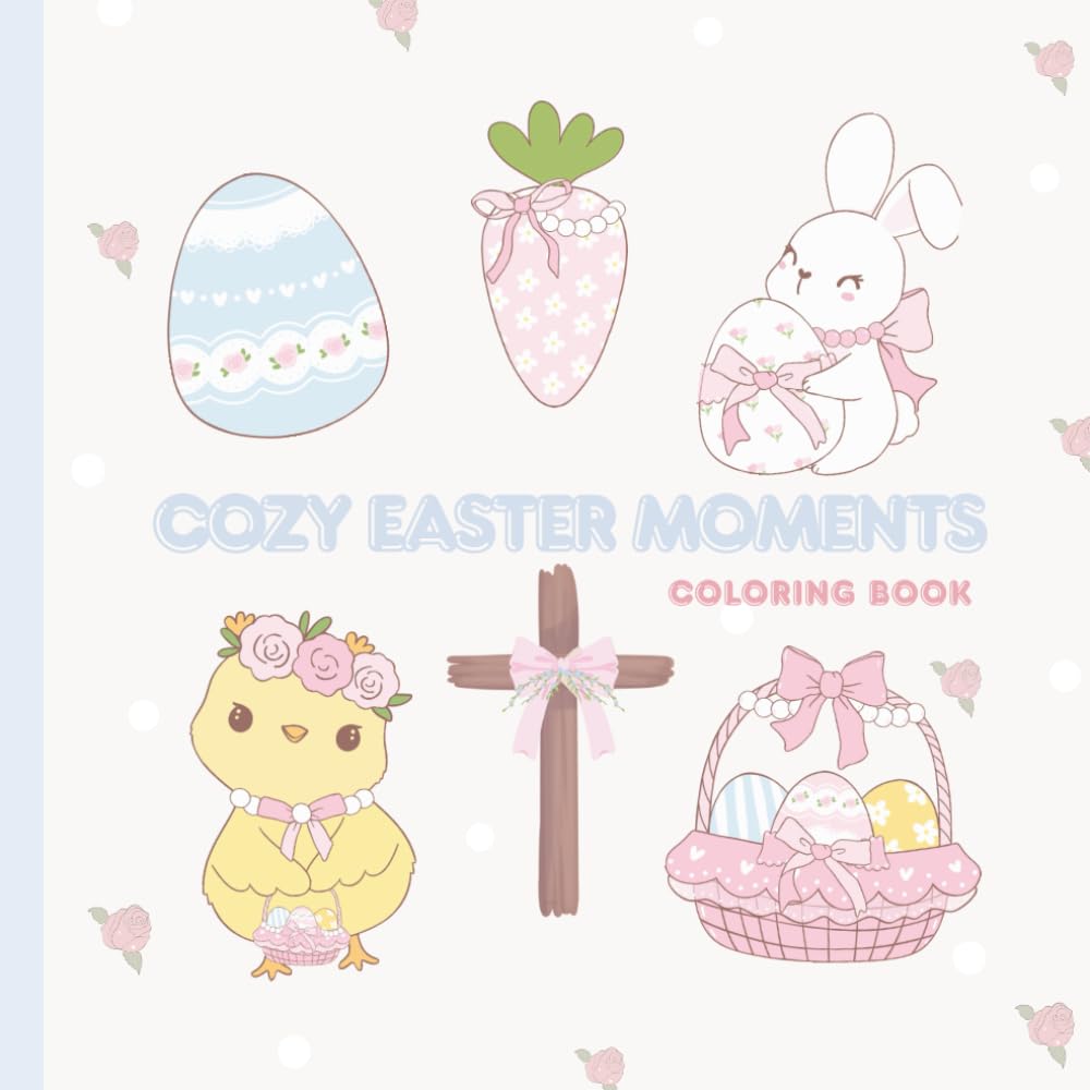 COZY EASTER MOMENTS: Coloring Book